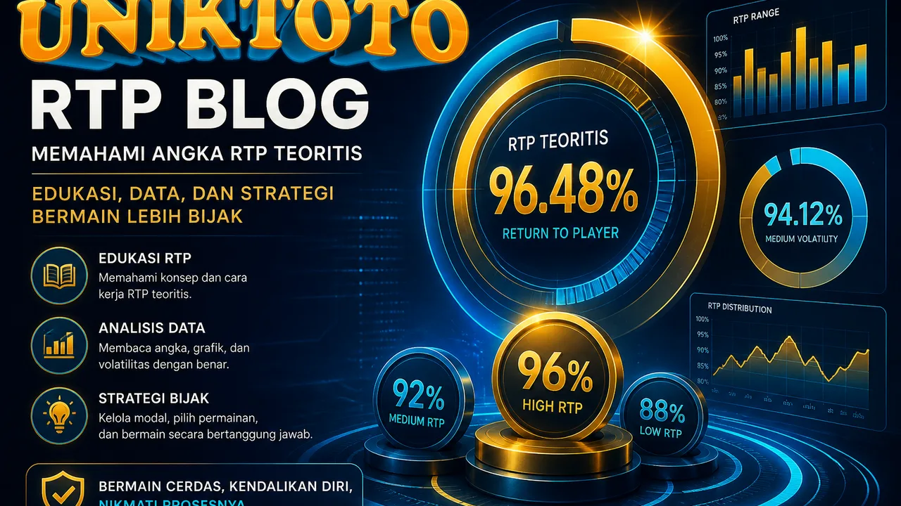 Uniktoto RTP: Membaca Angka Teoritis tanpa Jebakan Gacor